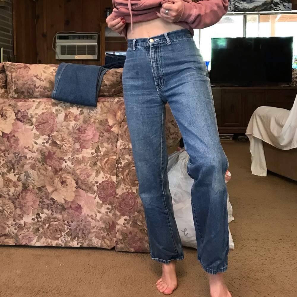 Vtg Brittania straight leg high rise jeans (8B)
